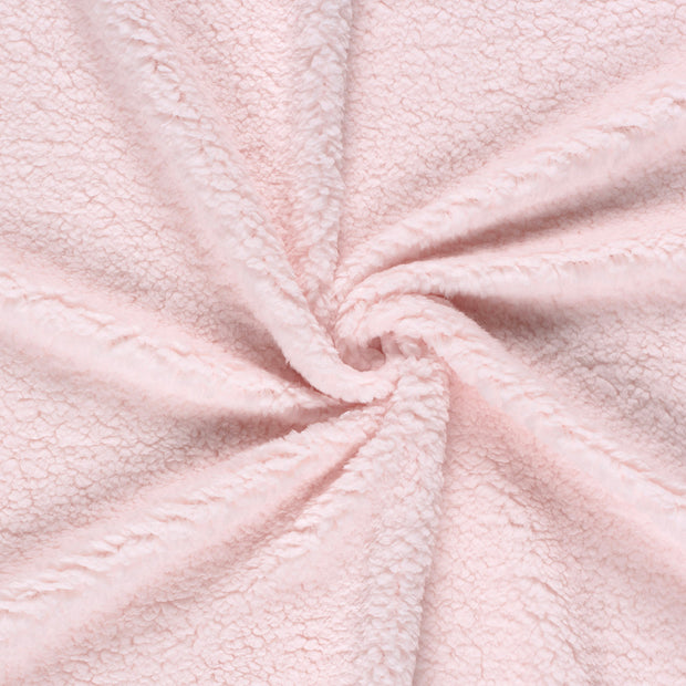 Fausse Fourrure tissu Rose clair 