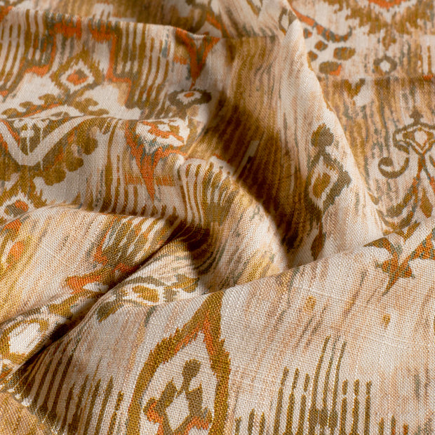  tissu motifs géométriques Camel