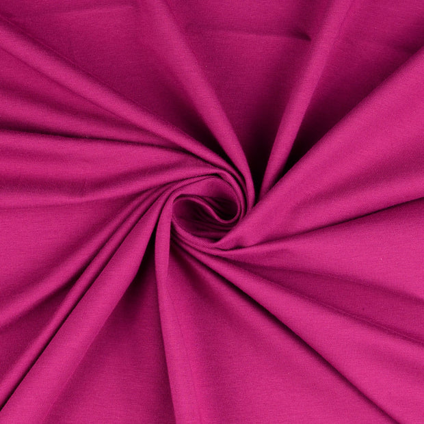Jersey de Coton tissu bordeaux 