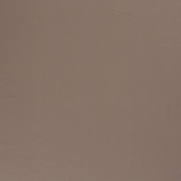 Rib Jersey fabric Brown Taupe matte 