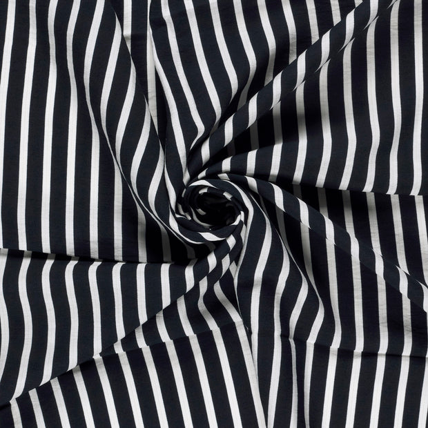 Viscose Nylon Crepe fabric Navy printed 