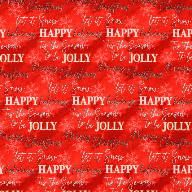 CO Popeline fabrik Weihnachten rot