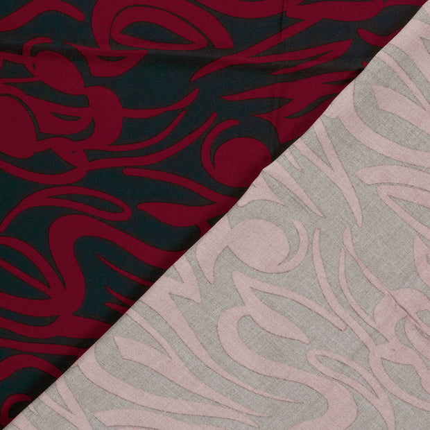 Sergé de Viscose tissu Abstrait imprimé 