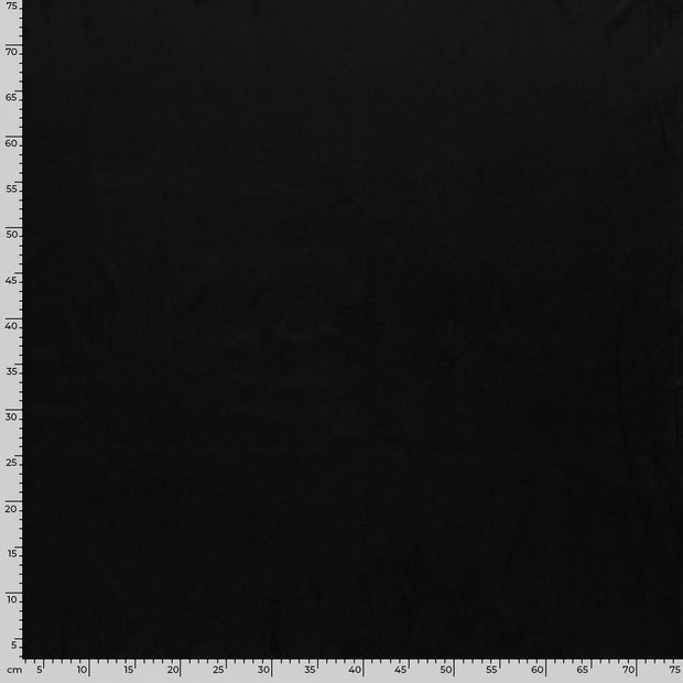 Cuir Suèdé tissu Unicolore Noir