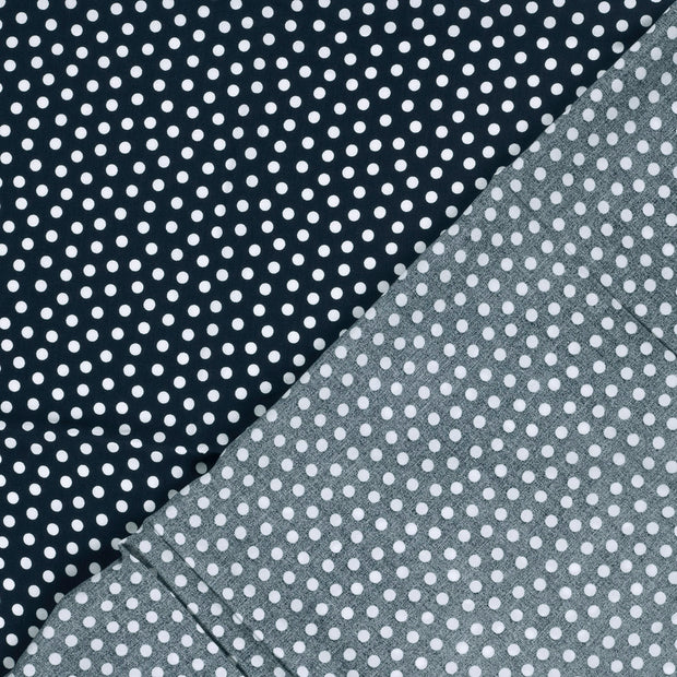 Bambou Poplin tissu pois imprimé 