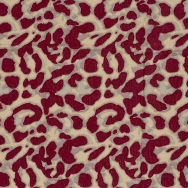 Satin tissu Bordeaux mat 