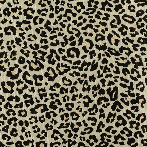 Jacquard fabrik Tiere schwarz