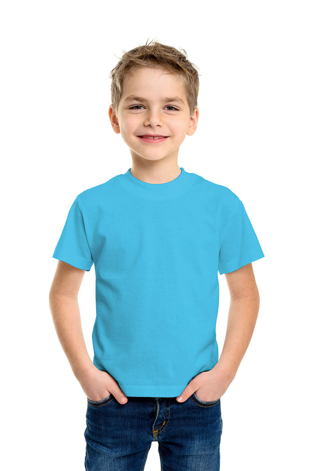 Jersey fabrik Uni Babyblau