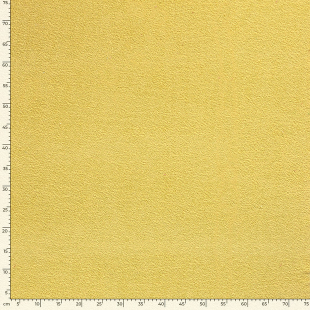 Frotté tissu Unicolore jaune