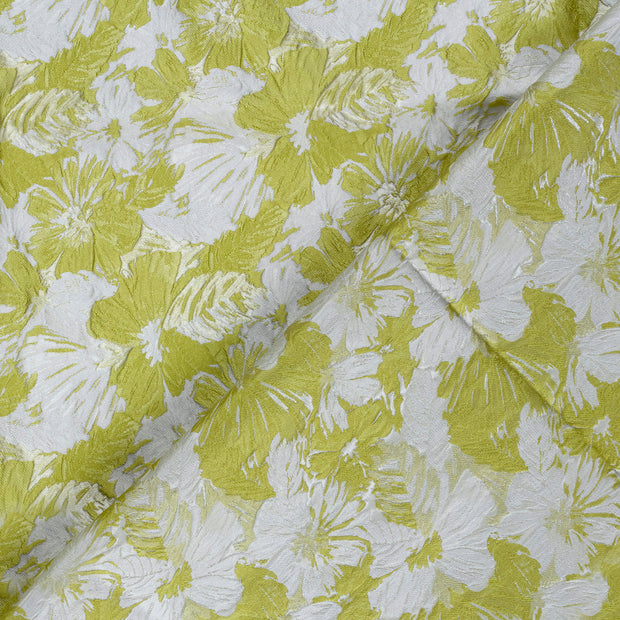 Jacquard fabrik Blumen garngefärbt 
