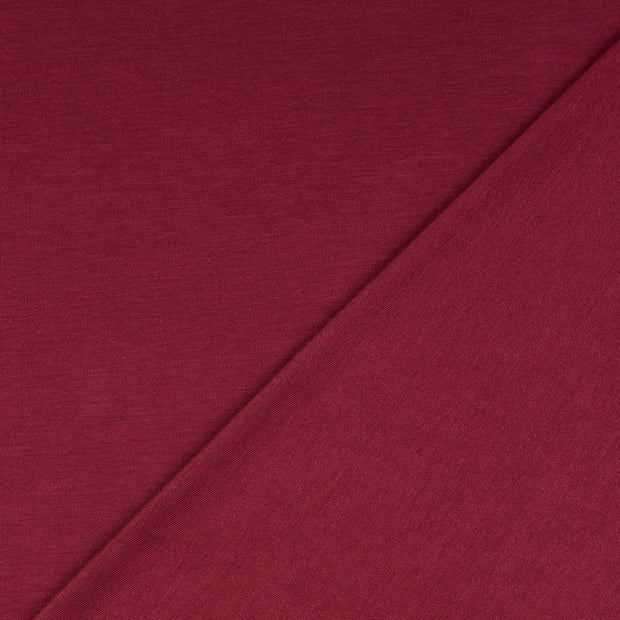 Jersey de Viscose tissu bordeaux 
