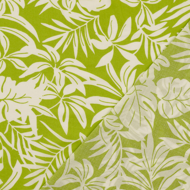 Voile fabrik apfelgrün 