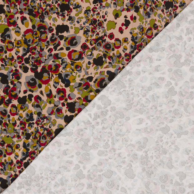 Viscose Vortex Jersey fabric Abstract printed 