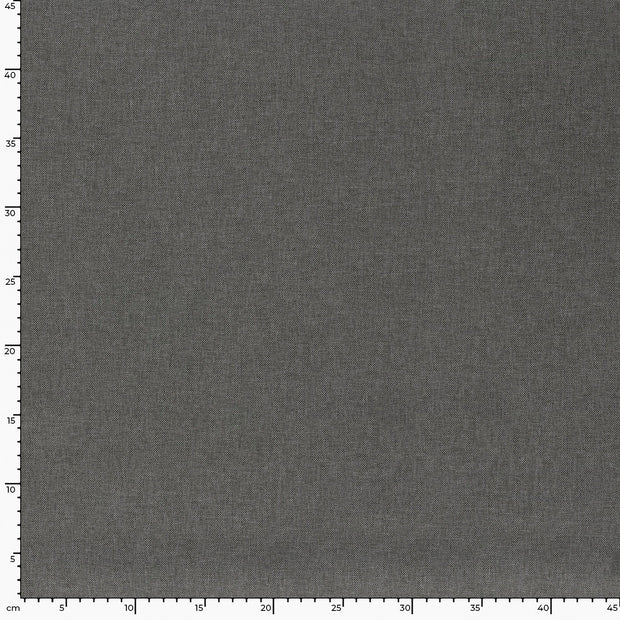 Woven Polyester tissu Unicolore Gris foncé