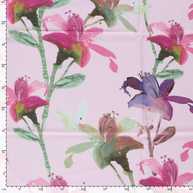  fabric Flowers Pink