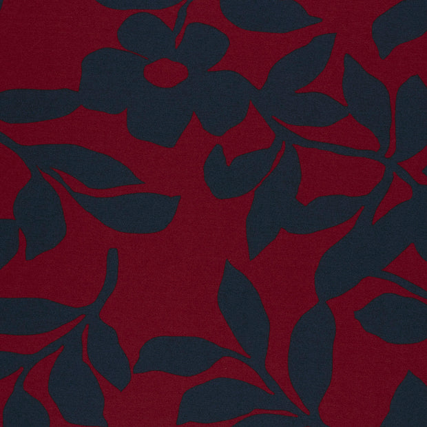 Punta di Roma fabric Bordeaux matte 