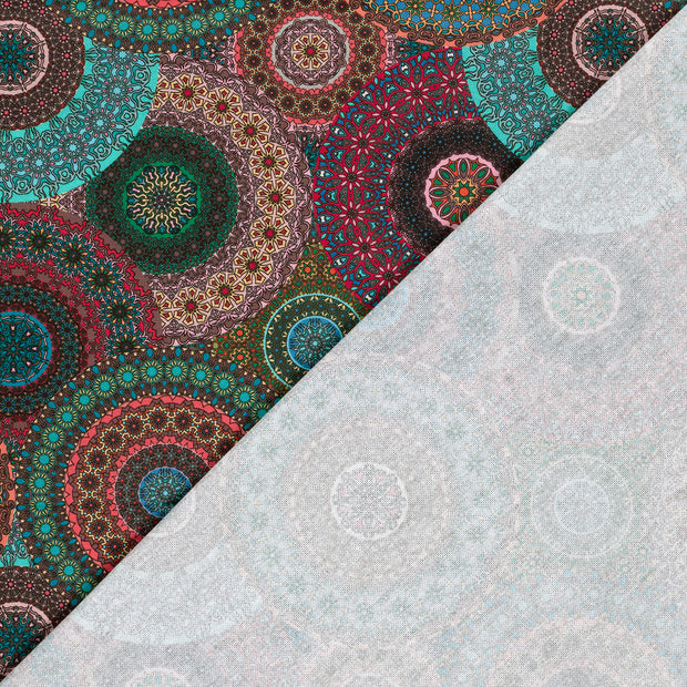 Panama tissu Mandalas imprimé numérique 
