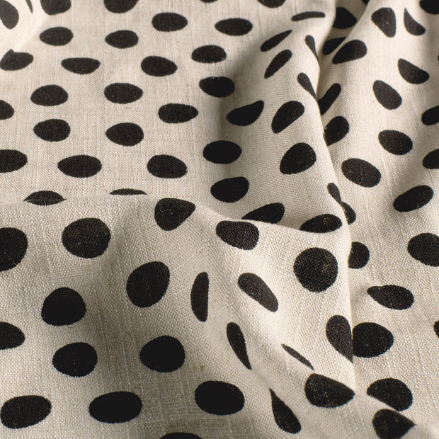  fabric Dots Black
