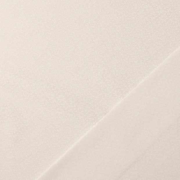 Popeline de Coton tissu Blanc 