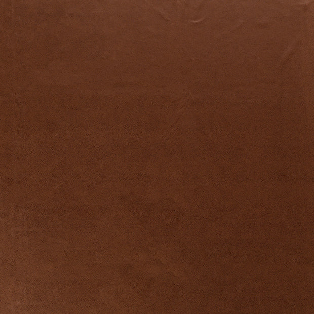 Cuir Suèdé tissu Marron doux 