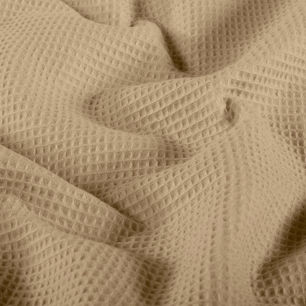 Kimono tissu Unicolore Beige