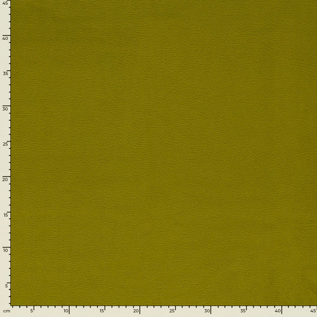 Polaire tissu Unicolore Vert