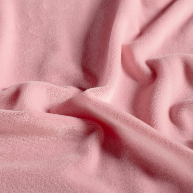Supersoft Velvet fabrik Uni Rosa
