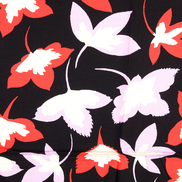 Viscose Poplin fabric leaves red