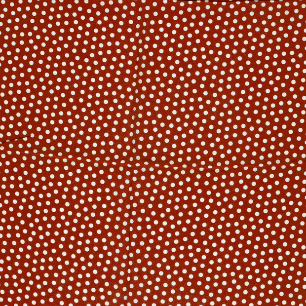 Bambou Poplin tissu Rouge Bordeaux mat 