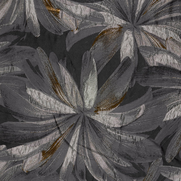 Jacquard fabric Black texturized 