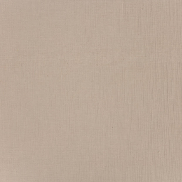Double gaze très large tissu Beige mat 