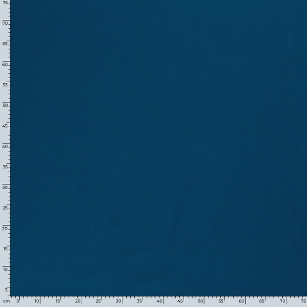 Jersey fabric Unicolour Peacock Blue