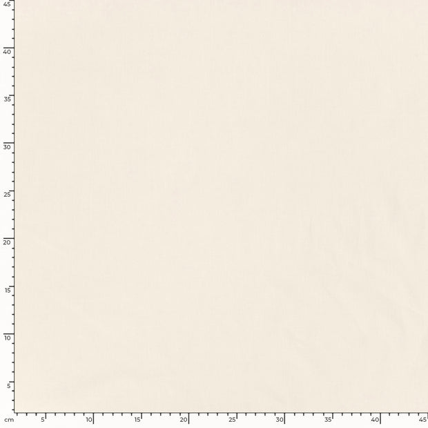 Cotton Poplin GOTS organic fabric Unicolour Off White