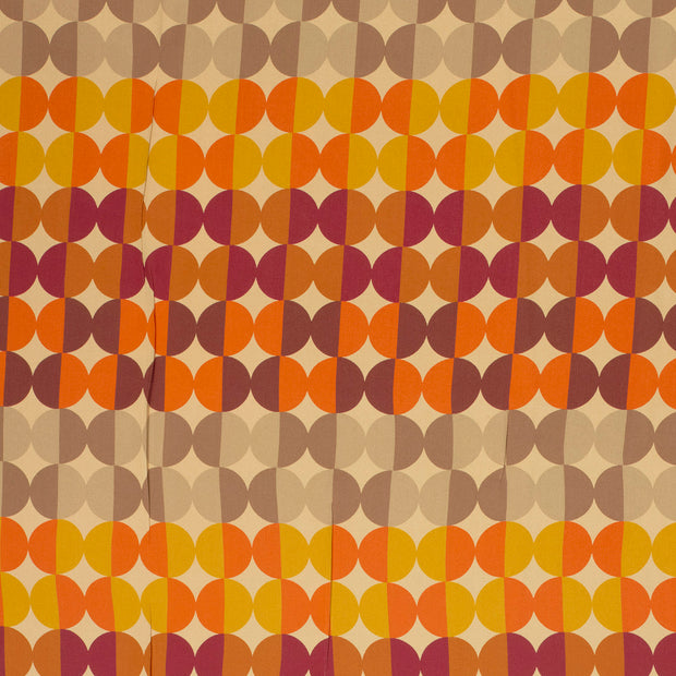 Viscose Satin tissu Camel soyeux 