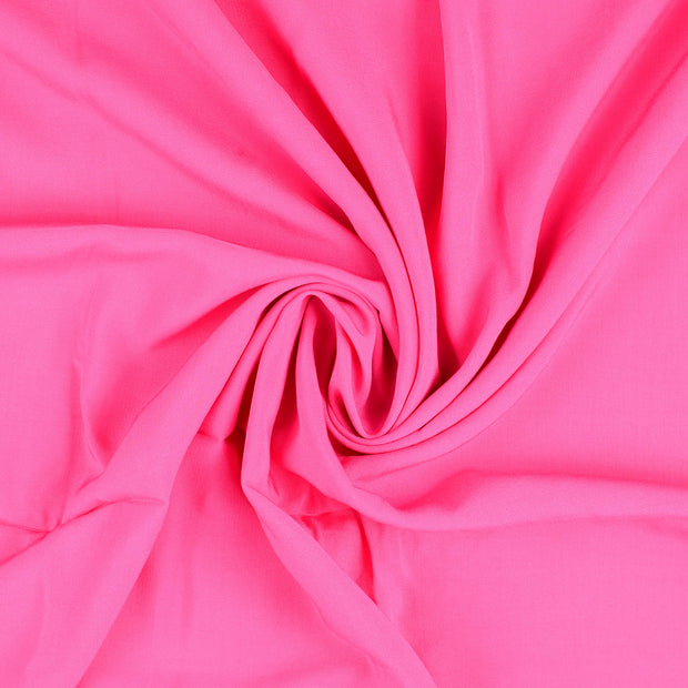 Popeline de Viscose tissu Rose 