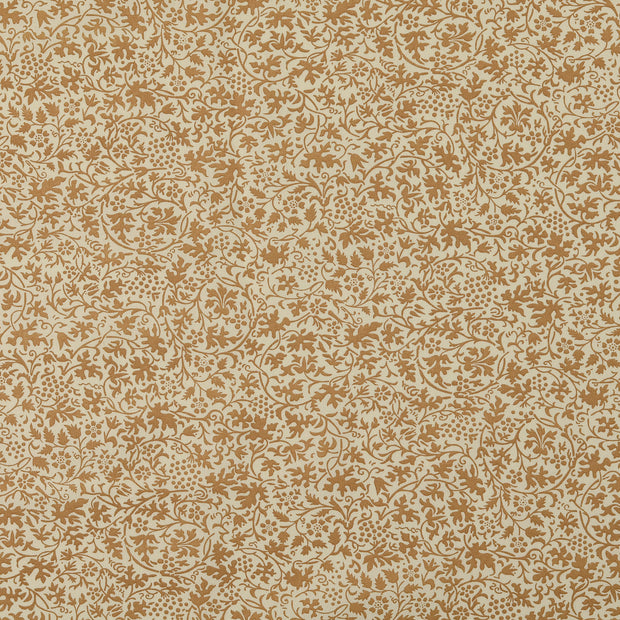 Baumwolle Popeline fabrik Blatter Beige