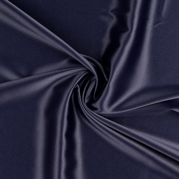 satin fabric navy 