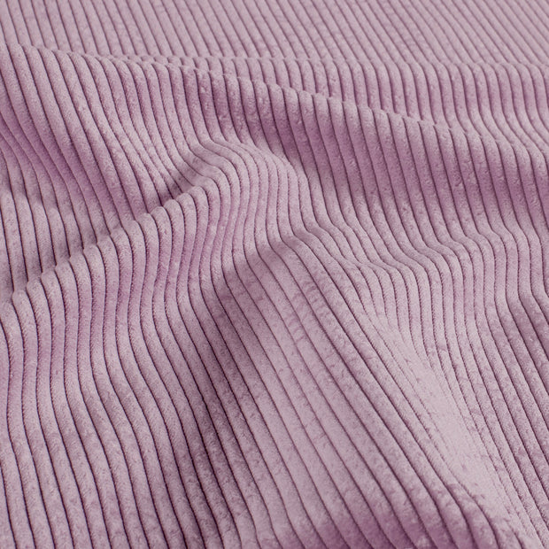 Velours Côtelé 4.5w tissu Unicolore Lilas
