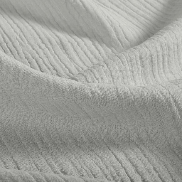 Triple Gaze tissu Unicolore Gris clair