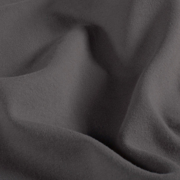 Jersey fabric Unicolour Taupe Grey