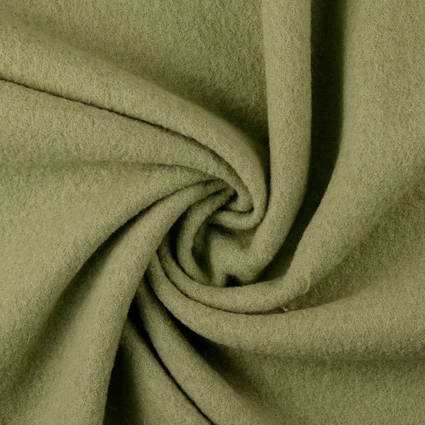 Wool Boucle fabric Dark Mint 