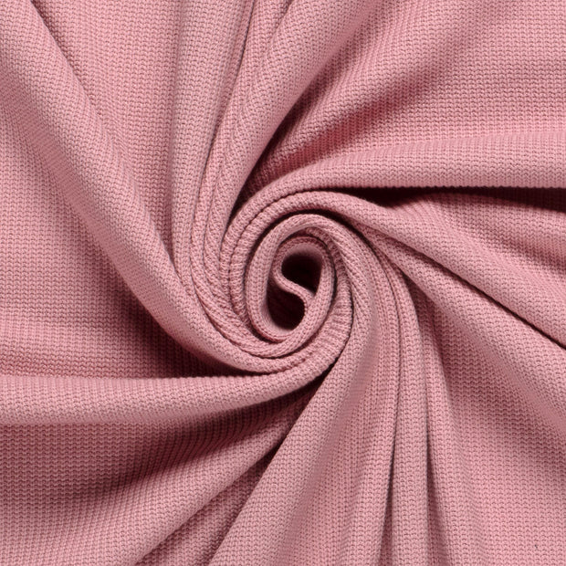 Heavy Knit fabrik Kabelstoff Rosa