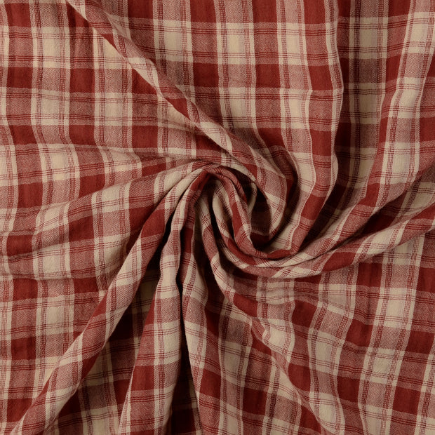 Muslin fabric Red 
