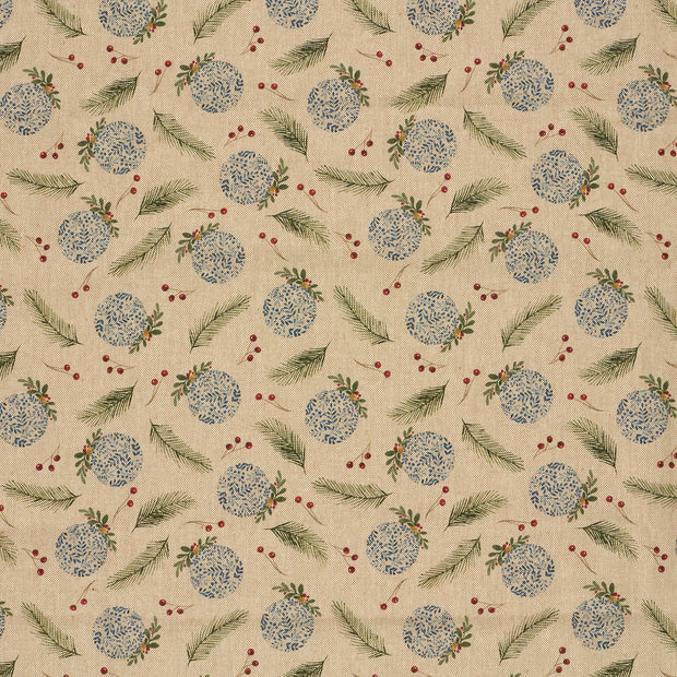 Linen Look fabric Beige matte 