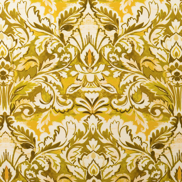 Viscose Crêpe tissu ornements Ocre