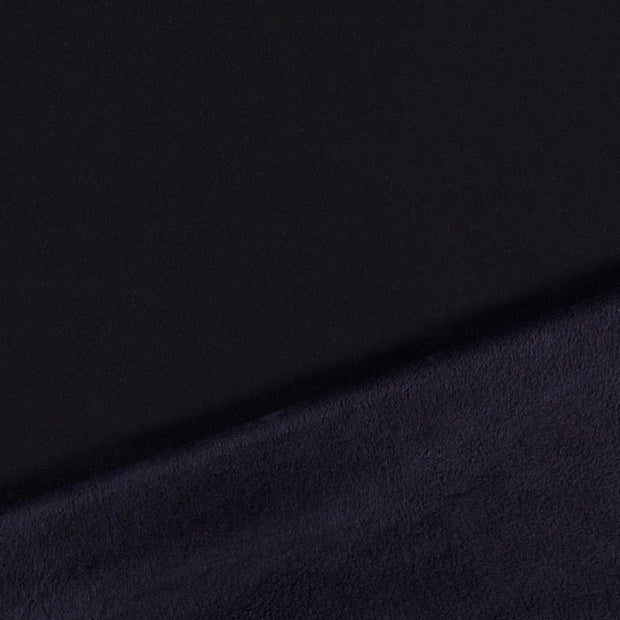 Alphen Fleece fabric navy 