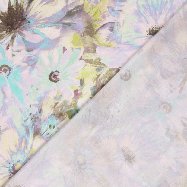  fabric Flowers digital printed 
