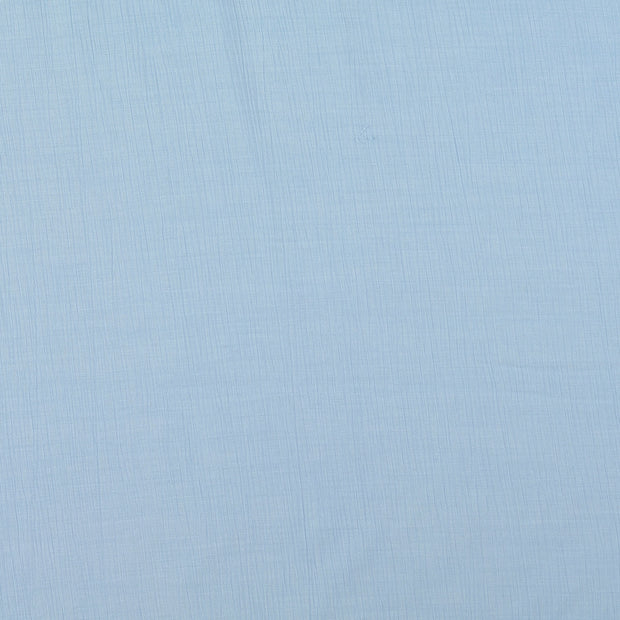 Viscose Poplin fabrik Uni Hellblau