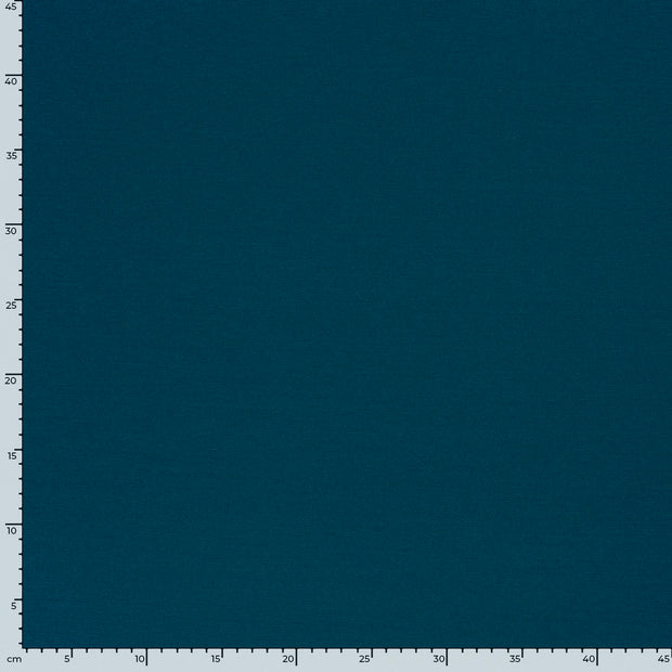 Milano tissu Unicolore Bleu Canard