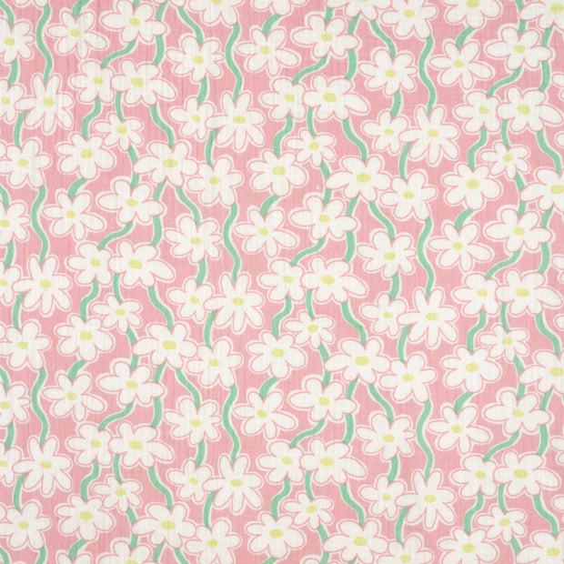 Muslin fabric Light Pink matte 